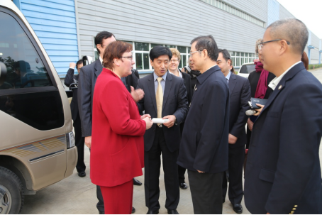 Mrs. Elis Gleich, Parliamentary tate ecretary of German Ministry for Economic Affairs and Energy, Highly Praised Greatoo�s Achievement in Industry 4.0